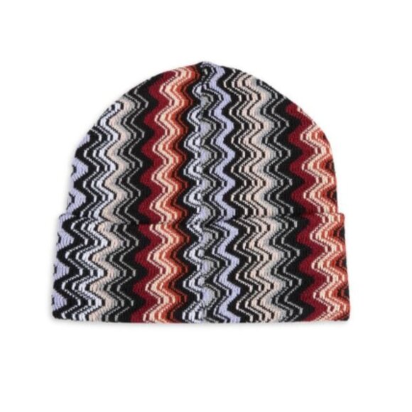 $265 Authentic MISSONI New Authentic Multicolored Red Lavender  Hat Sale - Picture 6 of 16